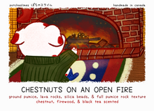 CHESTNUTS ON AN OPEN FIRE