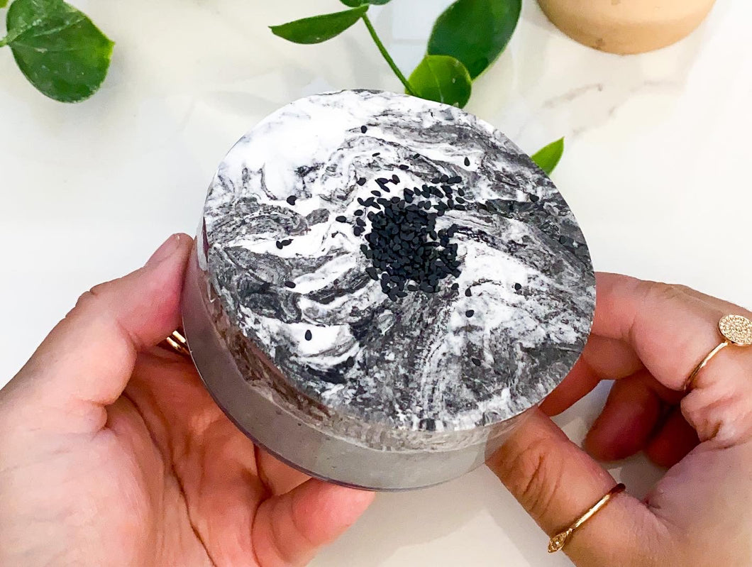 BLACK SESAME CHEESECAKE